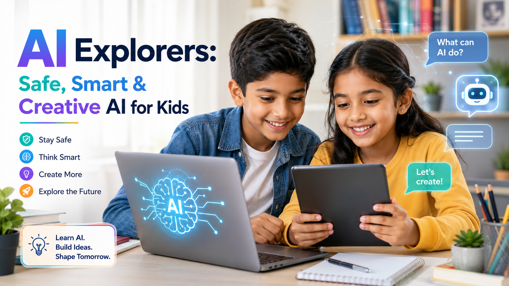 AI Explorers: Safe, Smart & Creative AI for Kids
